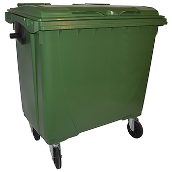 Bac plastique 770L vert/vert
