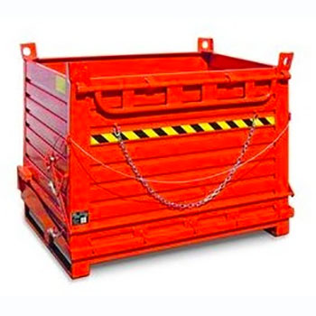 Conteneur fond ouvrant simple trappe 520L Conteneur fond ouvrant simple trappe 520L
