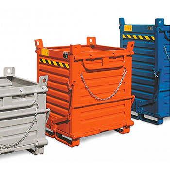 Conteneur fond ouvrant double trappe 1040L Conteneur fond ouvrant double trappe 1040L