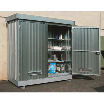 Conteneur de stokage extérieur avec rétention Conteneur de stokage extérieur avec rétention
