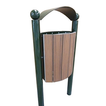 Corbeille métal/bois 65L Corbeille métal/bois 65L