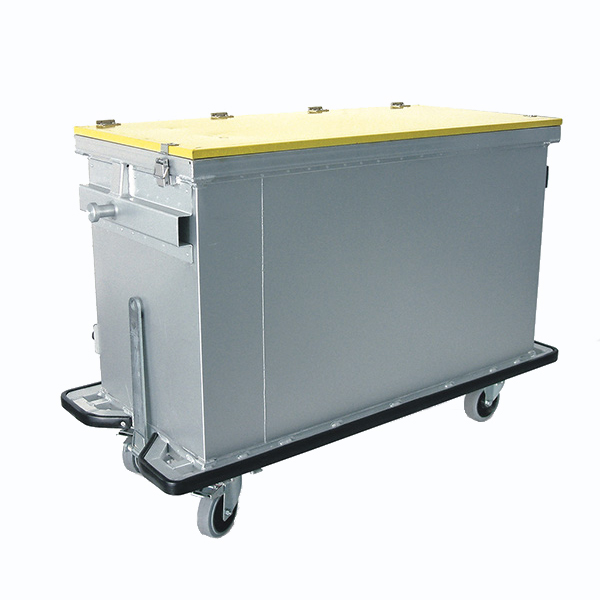 Bac aluminium DASRI 780L Bac aluminium DASRI 780L