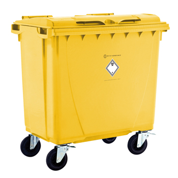 Conteneur DASRI 660L sans tourillon Conteneur DASRI 660L sans tourillon