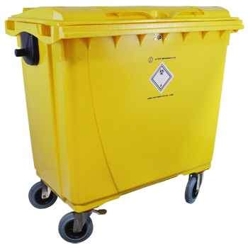 Conteneur DASRI 770L avec tourillon Conteneur DASRI 770L avec tourillon