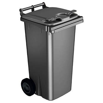 Bac plastique 120L biodéchets gris foncé Bac plastique 120L biodéchets gris foncé