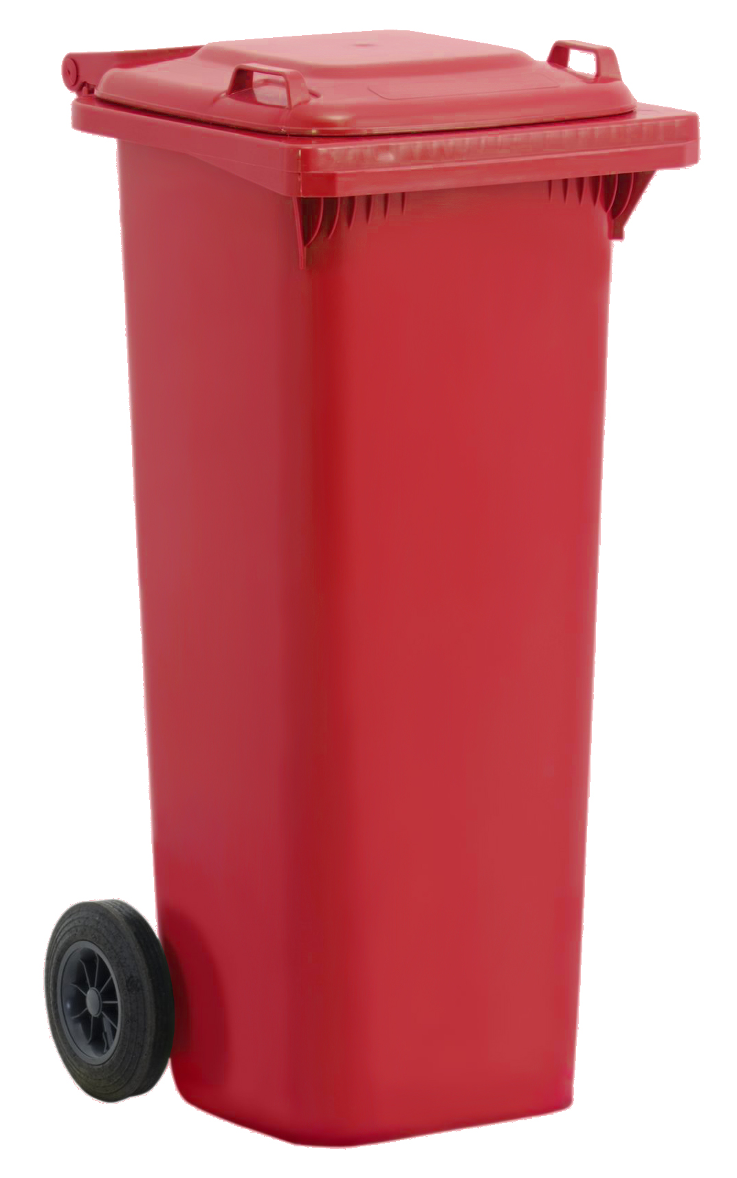 Bac plastique 140L rouge/rouge - FM Developpement