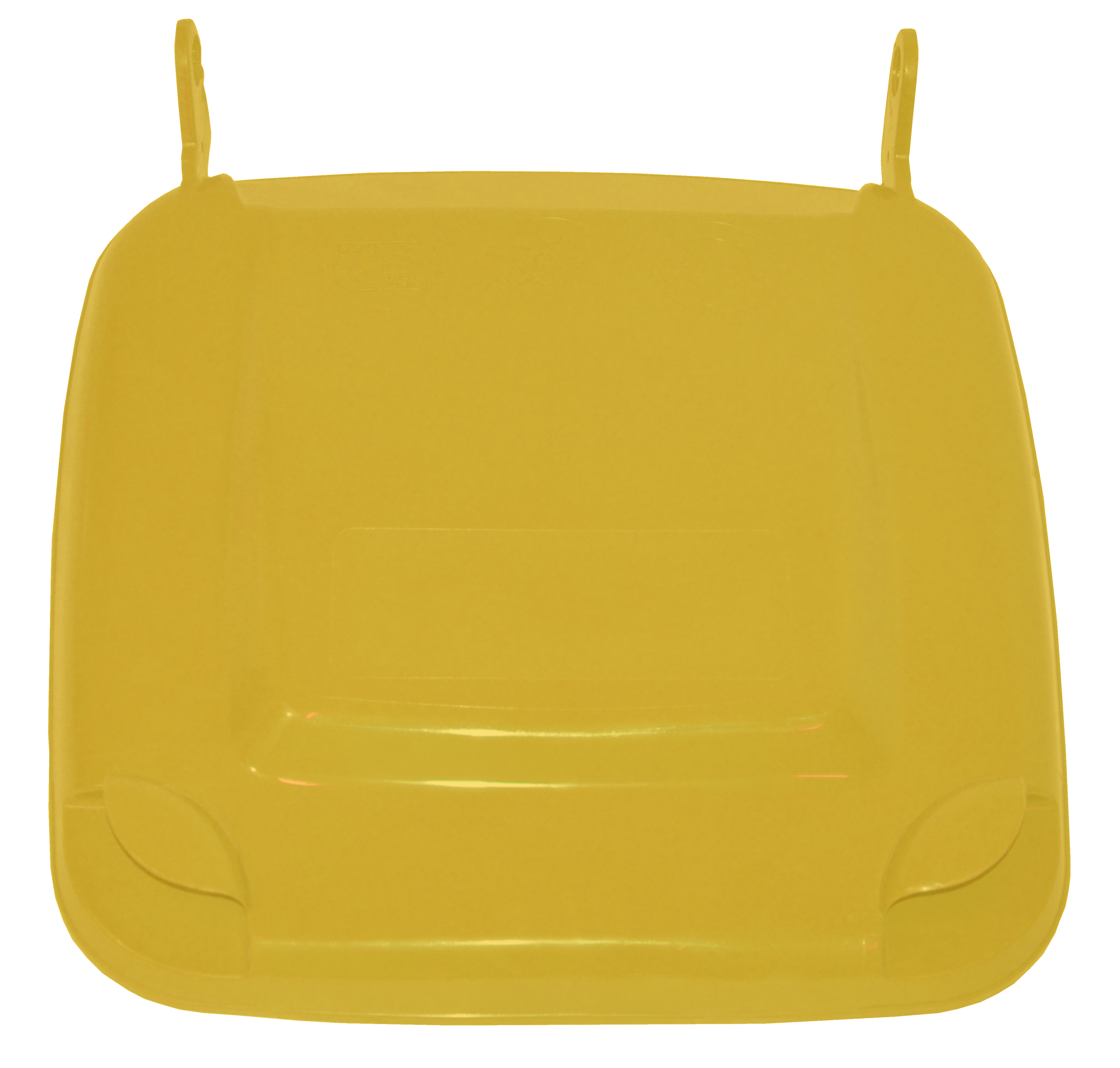 Bac plastique DASRI 240L jaune/jaune - FM Developpement